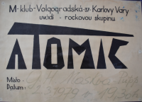 Plakát kapely Atomic z roku 1979
