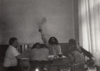 Sešlost v mariánskolázeňské restauraci Na Kubáni roku 1988