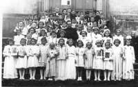 Konfirmace, 1. sv. přijímání, Jáchymov, 1952