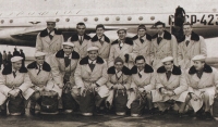 ATK Dukla před odletem do Číny, 1959
