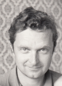 Jiří Kocián at the time of the birth of his son Petr, 1978