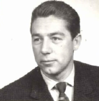 Věroslav Kudrna na fotografii z osobní evidenční karty ministerstva vnitra (foceno v r. 1963)