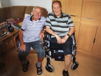 S bratrem Walterem, na návštěvě v Německu, 2013