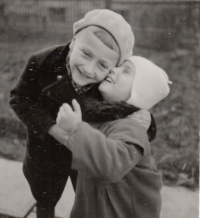 Ctirad a Blanka, sourozenci Medlíkovi, cca 1934