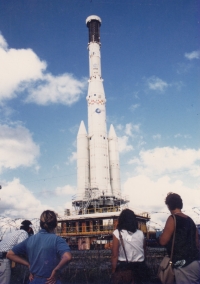 Raketa Ariane na kosmické základně, 1989
