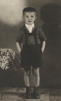 Václav Vlach ve třech letech