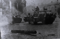 Znojmo během invaze vojsk Varšavské smlouvy, srpen 1968