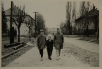 Mária and her siblings Alžbeta and Tomáš, as children.
