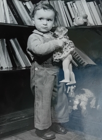 Eva Orthofer asi dvouletá, 1954