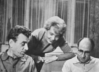 Společné setkání Halounových s Gabrielem Morellem, 60. léta 20. století