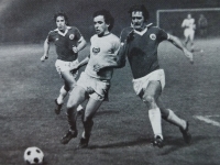 V souboji s obránci Evertonu Liverpool, Pohár UEFA, výhra 1:0 a postup do třetího kola, podzim 1978 