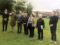Odhalení pomníku brigádnímu generálovi Karlu Marešovi, Kosova Hora, 2018