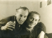 S přítelem Walterem Pfeiferem, 50.–60. léta