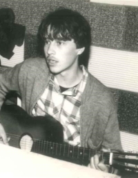 Martin Kučera po maturitě v roce 1986