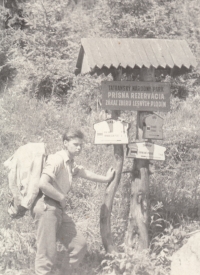 Milan Prokop na výletě ve Vysokých Tatrách v roce 1964