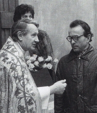 Václav Dvořák s Mons. Václavem Dvořákem 