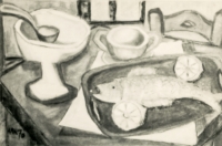 Malování v ateliéru v Mladé Boleslavi, počátky. Autor: Vladimír Vlk