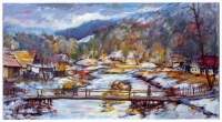 Zima podle ak. malíře Blažíčka, autor Vladimír Vlk