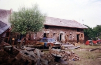 Černovírská 20, Olomouc, rodný dům Františka Coufala, po povodni roku 1997