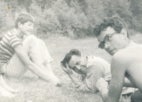 Václav Dvořák s Miloslavem Vlkem v roce 1966