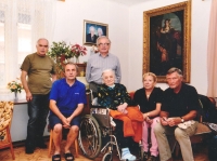 Václav Dvořák se svou rodinou