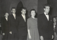 Vojen Güttler (vpravo) během studia