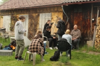 Miroslav Jech při natáčení pro projekt Příběhy našich sousedů, květen 2022