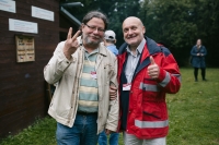 S Alexandrem Vondrou na setkání polských a českých disidentů po 30 letech na Borůvkové hoře, 19. srpna 2017