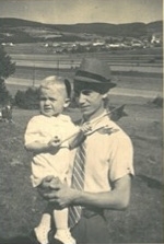 Vladislav Veselý s tatínkem