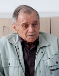 Adolf Ruš při natáčení pro projekt Příběhy našich sousedů, duben 2022