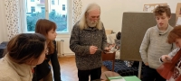 Zdeněk Šorm s týmem projektu Příběhy našich sousedů, prosinec 2022