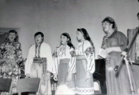 Performance at a music school. Vasyl Vyrozub is second from the left