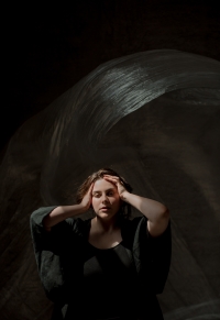 Photo from the (Not) Fragile series about Ukrainian women volunteers, 2023
