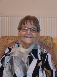 Eva Melmuková při natáčení pro projekt Příběhy našich sousedů (2021)