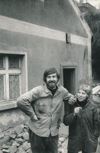 Miroslav Krůta a Gábina Zoubková, cca 1970