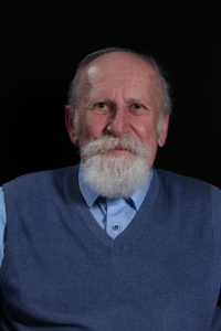 Otto Schneider při natáčení pro Paměť národa, Olomouc, 2. dubna 2023