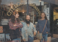 František Klišík (uprostřed) s kamarády v San Franciscu, 1997