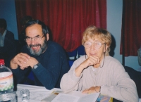 Pavel Beneš se ženou Věrou v roce 2003