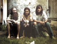 Zdeněk Šorm (první zleva) s přáteli