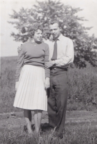 S manželkou Miladou, 60. léta 20. století