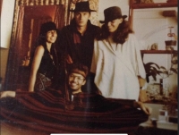 Kyra in Prague with husband and wife Vodrážka