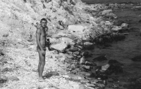 Pamětník poprvé u moře, Bulharsko, 1961