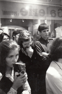 Rostislav Valušek uprostřed, 80. léta