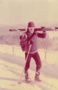 Warcisław Martynowski na lyžích