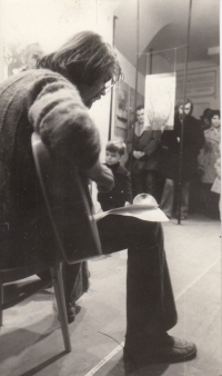 V Galerii Pod podloubím, 70. léta