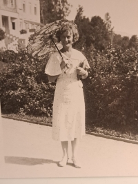 Prateta Ludmila Kellnerová (roz. Kremličková), 1934