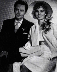 Jan Malypetr s manželkou, 1961