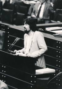 Jako poslanec Bundestagu, 1984