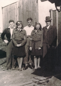 James Carle in Letohrad-Orlice in 1945