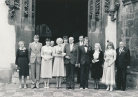 Druhá svatba s Josefem Koukalem v dubnu 1982 